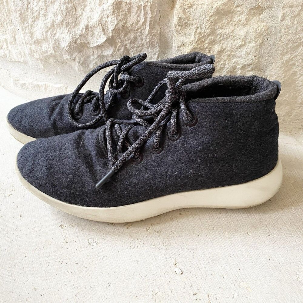 Allbirds WRU Mizzle Charcoal Gray Merino Wool Runner Shoes Men's 10
